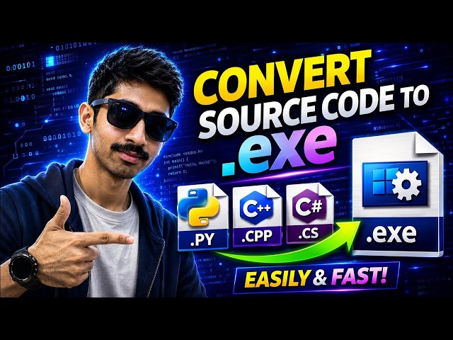 How to Convert Source Code to EXE in C#, Python & C++ Step by Step