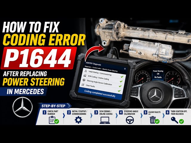 P164400 Incorrect Variant Coding Mercedes Solution 💯 