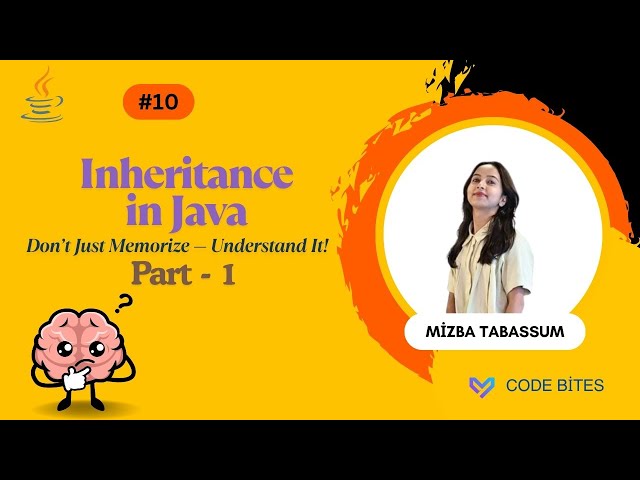 Java Inheritance Explained | Part 1 | Theory for Beginners