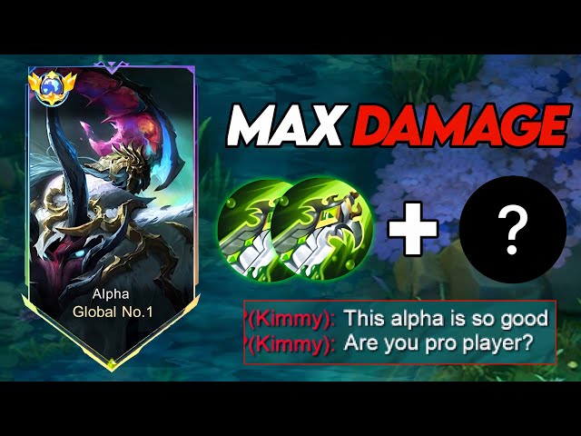 THIS MAX DAMAGE ALPHA BUILD INSTANTLY DELETES EVERYONE! 💀