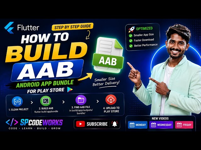 How to Build AAB in Flutter 🚀 | Android App Bundle for Play Store