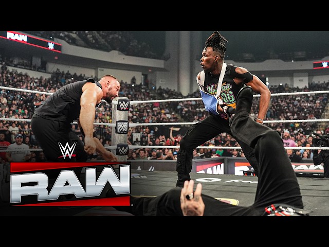 Bron Breakker SPEARS an injured Je'Von Evans: Raw highlights, Oct. 12, 2026