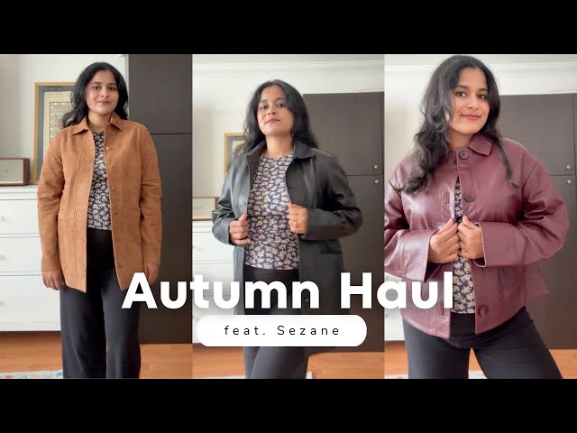 What I got from Sezane Autumn Collection - Part 1 | Leather Jackets | Mia Jacket| Will | Terry
