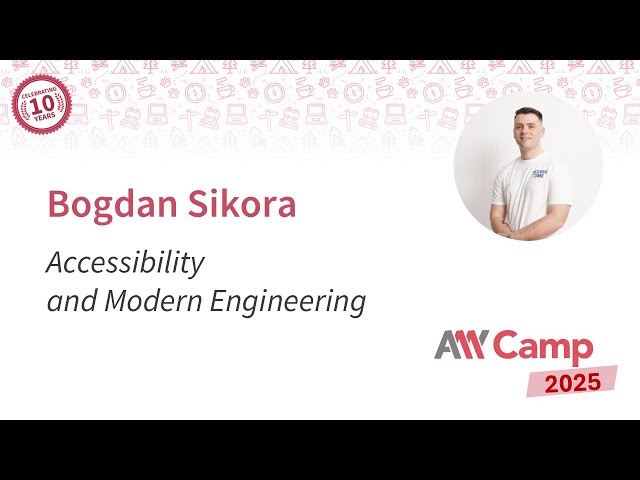 Bogdan Sikora - Accessibility and Modern Engineering