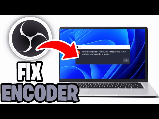 How To Fix OBS An Encoder Error Occurred While Recording! - Tutorial