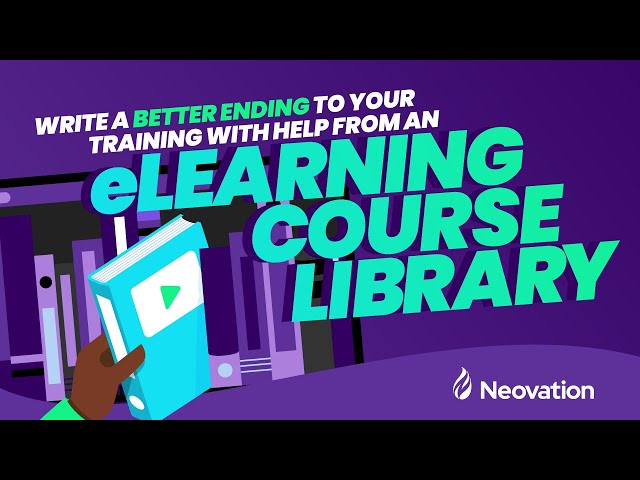 What are the advantages of using an eLearning course library?