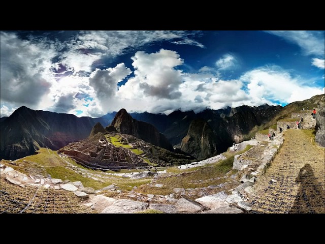 Machu Picchu 360° panoramic view 3d