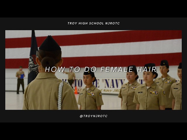 How to do Female Hair for NJROTC