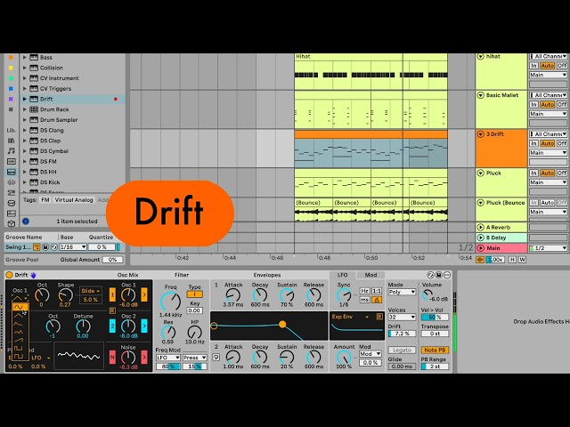 Ableton Live Tips: Drift