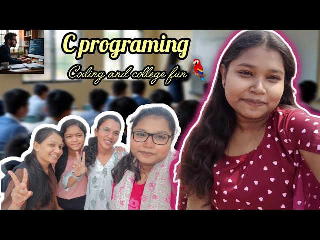 C Programming Practical Exam 📃with College🏫 Fun l 😍College Life Vlog | 