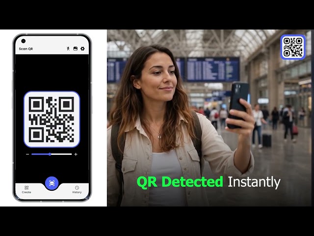 Fast QR Scanner, Barcode Reader & QR Code Generator