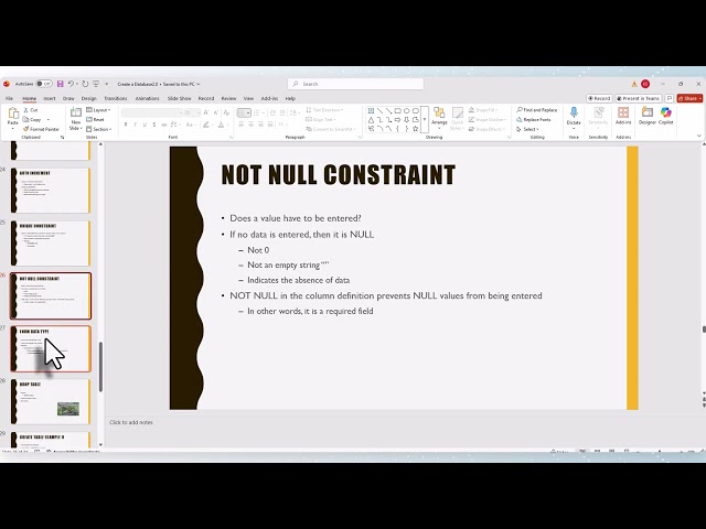 MySQL - CREATE and ALTER TABLES