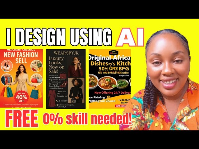 How to Design Stunning Flyers for FREE Using AI Tools (Beginner-Friendly 2025 Tutorial)