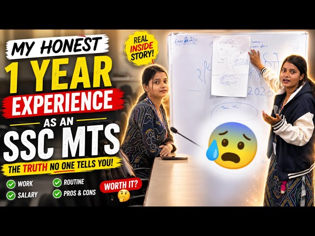 SSC MTS Job😰 Reality After 1 Year | Honest❤️😊 Experience 🤔& Review : The Truth No One Tells You 😮