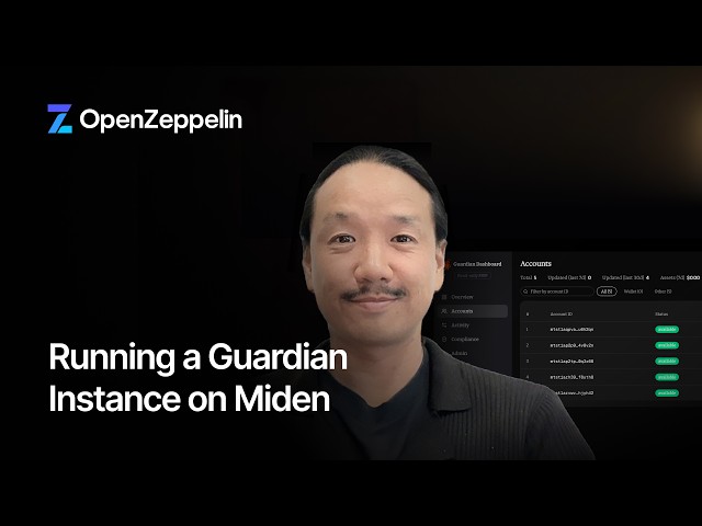 How to Run Guardian on Miden: A Production Setup Guide by OpenZeppelin