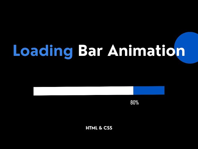 Create Loading Bar Animation with CSS | CSS Tutorial | Frontenddude