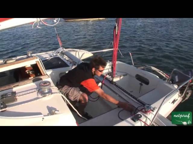 Le chariot d'écoute de grand voile