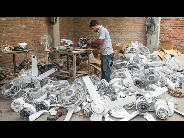 Ceiling Fan Production Like Never Before! Super Fast Manufacturing Process
