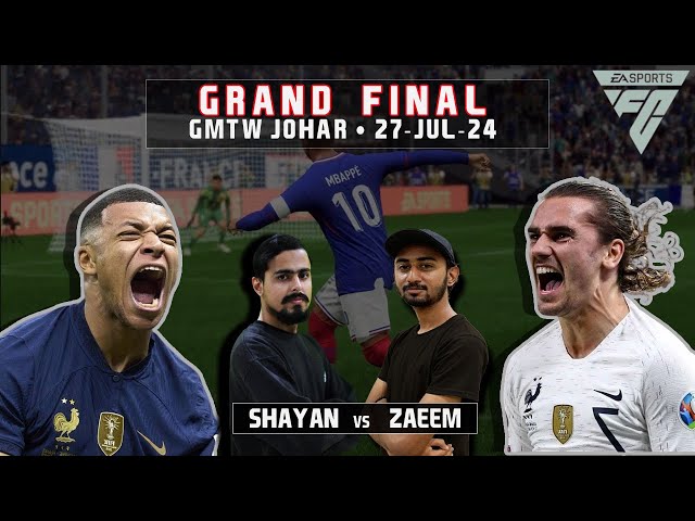 FC 24 France vs France | Shayan Rais (Blue) vs Syed Zaeem (White) | FINAL | 27-Jul-24 | PS5