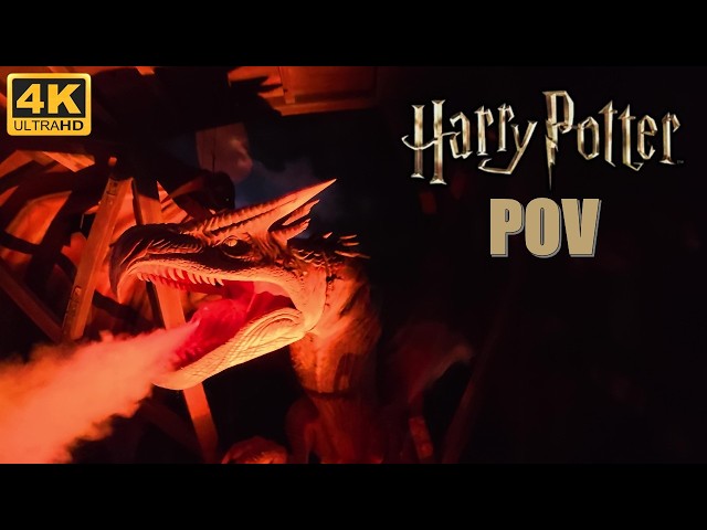 Harry Potter and the Forbidden Journey POV (4K), Universal Studios Beijing Dark Ride | Non-Copyright