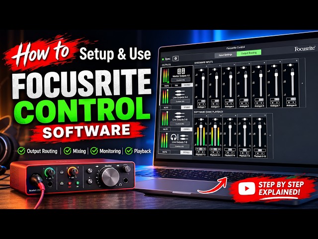 Focusrite Control Software Tutorial | Setup, Routing & Monitoring Explained