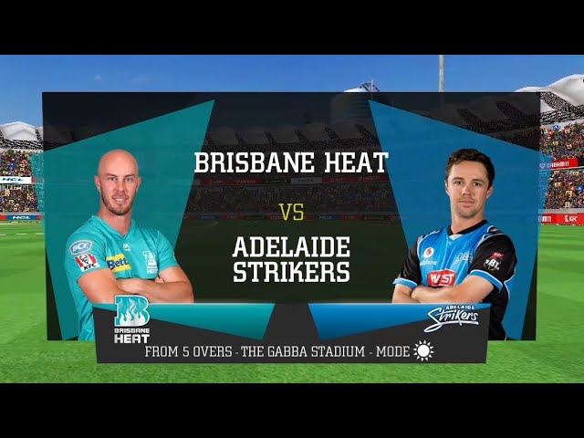 MatcMatch 6: Brisbane Heat vs AdelaideStrikers|BBL Hard Mode | 5 Overs Match |