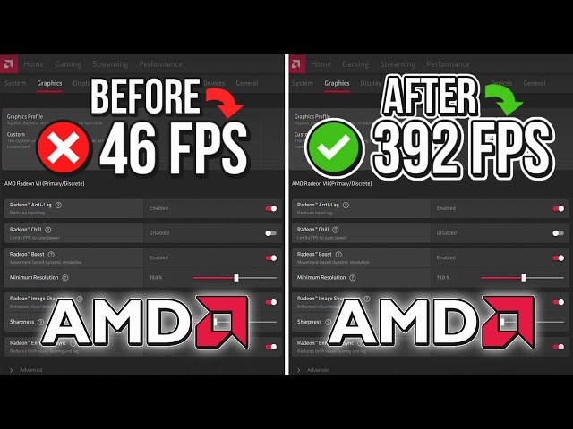 🔧 AMD RADEON SETTINGS: BEST SETTINGS TO BOOST FPS FOR GAMING 🔥 | Optimize AMD ✔️