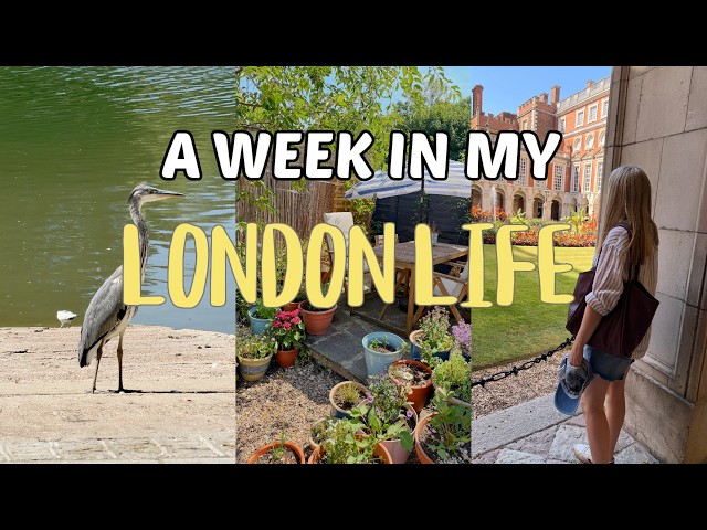 A WEEK IN MY LONDON LIFE / Exploring Richmond, the Eclipse and watering my garden