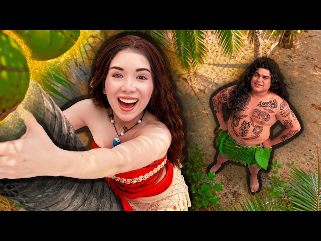 Surviving on a DESERTED ISLAND like Moana