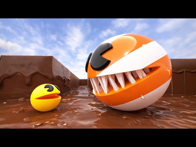 Pacman Vs Candy Monster (Level 21 : Candy Lands🍬)