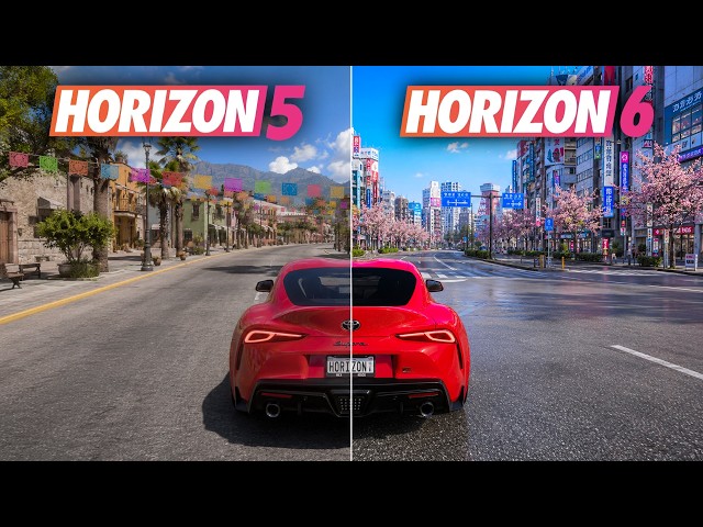 FORZA HORIZON 6 vs FORZA HORIZON 5