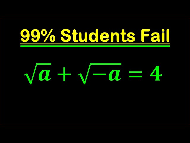 Solving a 'Harvard' University entrance exam | Find a?