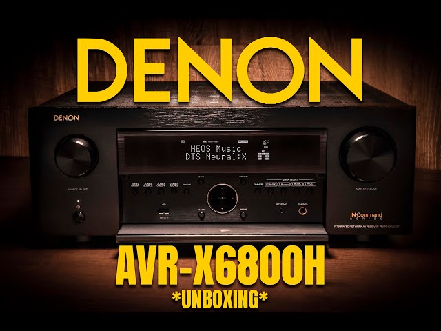 Denon AVR-X6800H 11.4 Channel 8k AV Receiver - 2024 Model Unboxing | Gibbys Electronic Supermarket