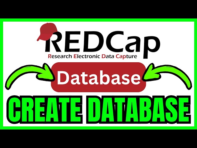 How To CREATE A REDCap Database (QUICK & EASY) 2026