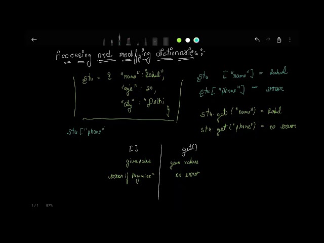 Python programming lec7 Dictionary720P HD