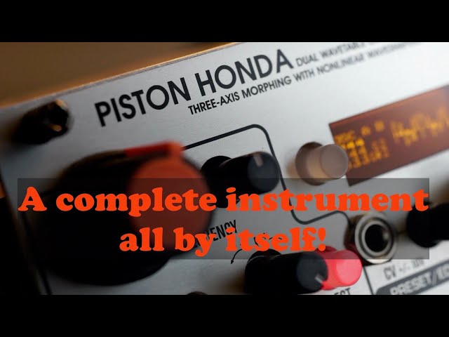 Piston Honda MK3 - A complete instrument all by itself!