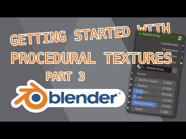 Radial Arrays - Getting started with Blender Nodes Part 3