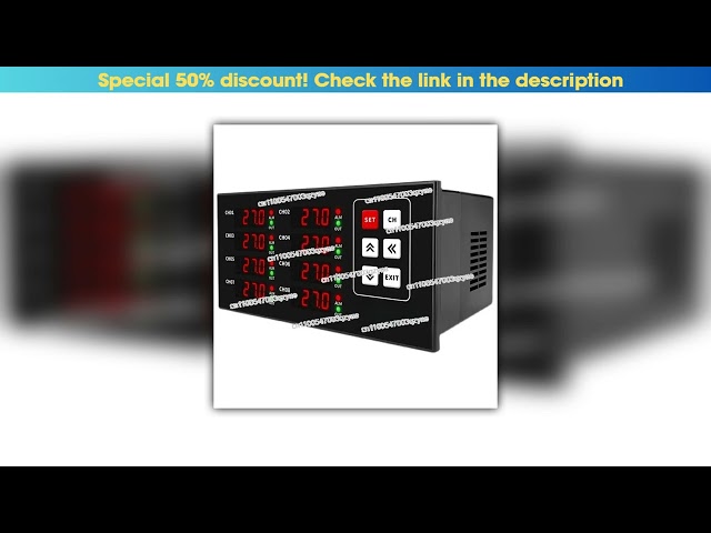 Deal 2-channel 6-channel 8-channel PID Temperature Control Upper and Lower Limit Control Intelligen