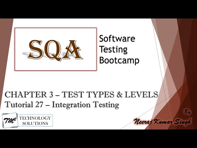 Software Testing Bootcamp | Integration Testing | QA Training | Software Testing Tutorials