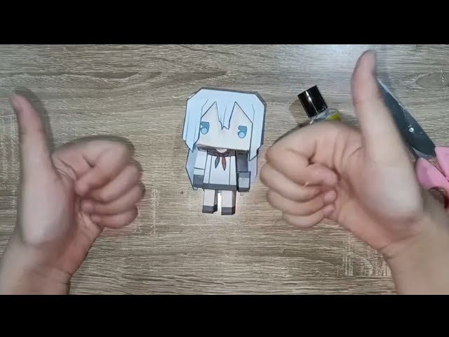 How to make Kanade Yoisaki papercraft | Project sekai papercraft🩷 #artkids #papercraft #pjsekai