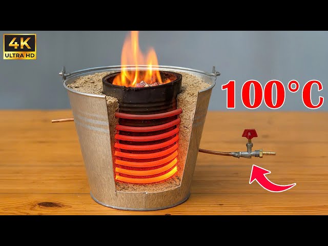 Free Fireplace For Winter From Sand 😱 ! Every House Needs It But No One Does It