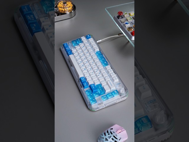 ASMR keyboard typing sound ⌨️ Keykobo SOJU blue #keyboard #mechanicalkeyboard #customkeyboard