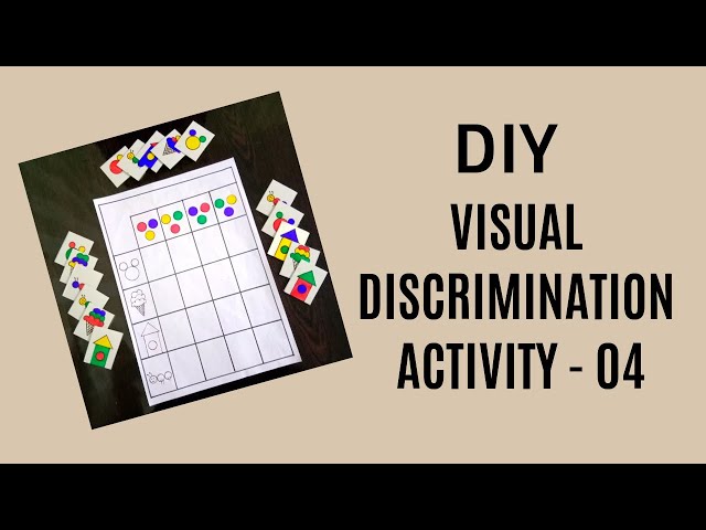 DIY Visual Discrimination Activity - 04 | For 3-5 Years Kids