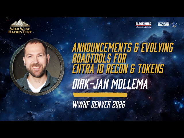 Announcements & Evolving ROADtools for Entra ID Recon & Tokens | Dirk-jan Mollema