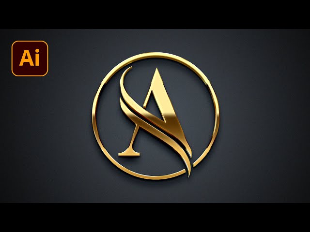 Professional Logo Design: Letter A Logo Design Illustrator | Adobe Illustrator Logo Design Tutorial