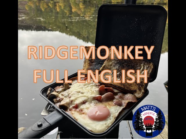 RIDGEMONKEY XL Review Full English Breakfast cooked using the Firebox G2 in an Abandoned Lodge
