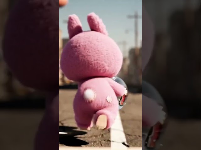 Poor labubu just wanted to save these fish.🐟