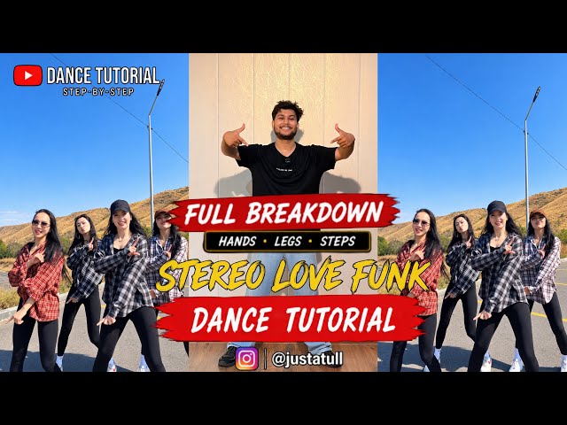 Stereo Love Funk Dance Tutorial | FULL BREAKDOWN💯| Step By Step | Viral Dance Tutorial | EXPLAINED