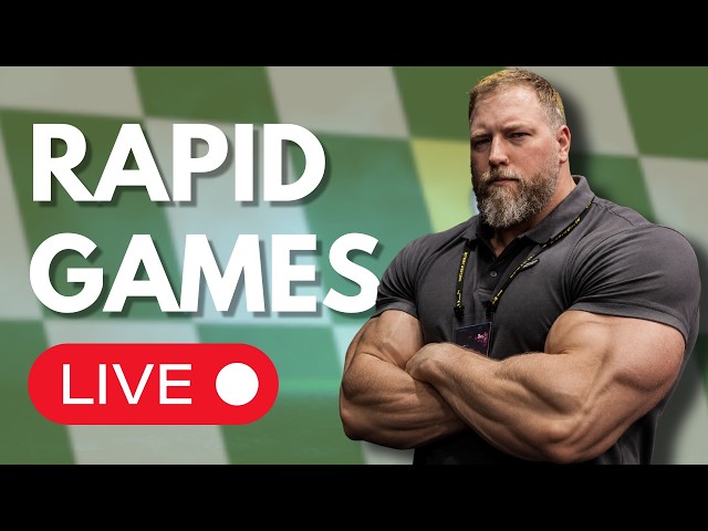 🔴 Chess Training LIVE | Let’s Improve (Rapid Games)