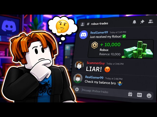 Buying Robux From A Scam Server, Then Telling Them I Actually Got It!